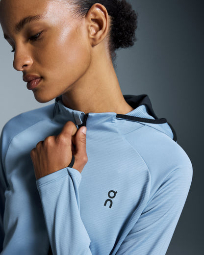 On Climate Zip Hoodie Chambray (Women'S)