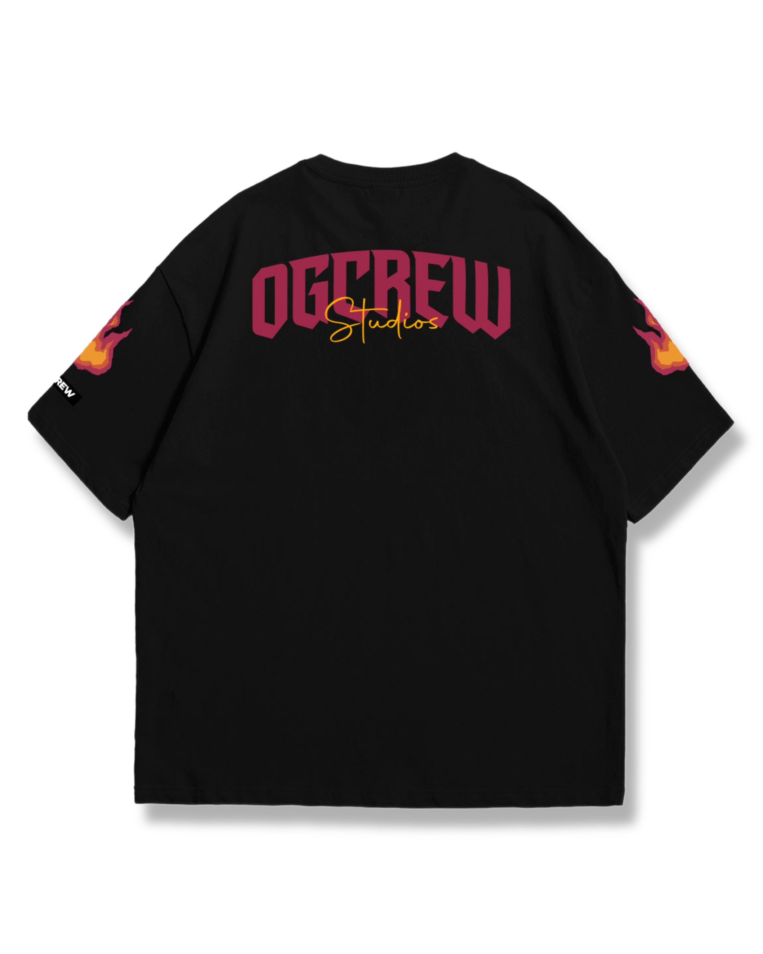 BLACK RIBS ON FIRE T-SHIRT