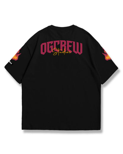 BLACK RIBS ON FIRE T-SHIRT