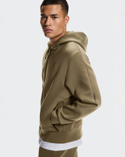 On Focus Tech Zip Hoodie Kalamata