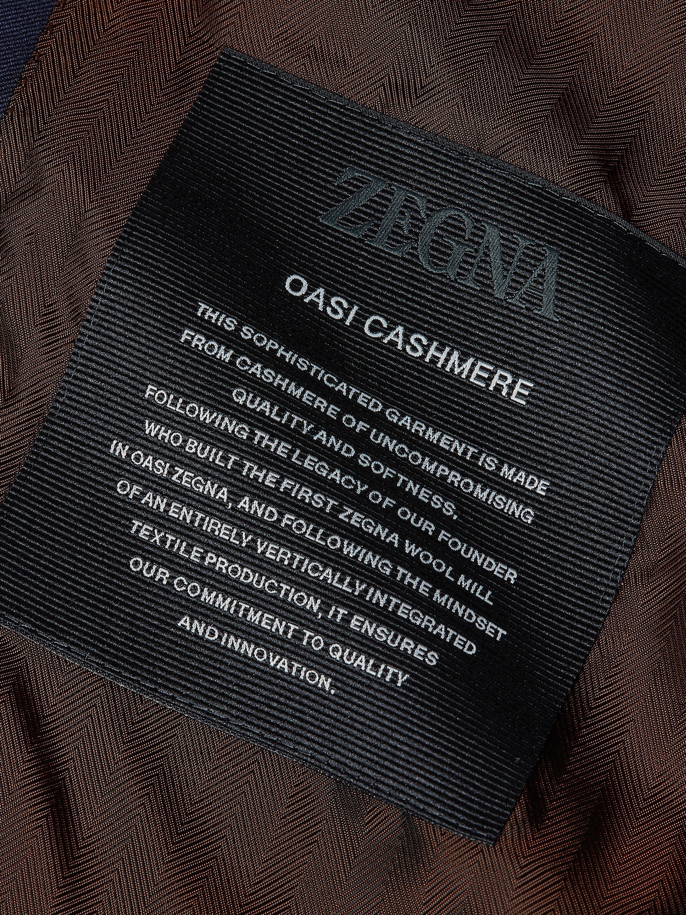 Zegna Dark Blue Oasi Cashmere Suit