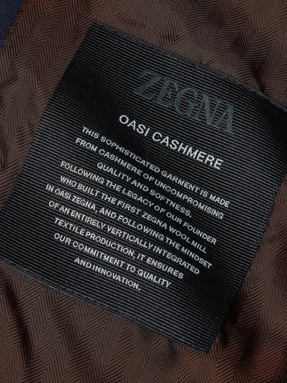Zegna Dark Blue Oasi Cashmere Suit