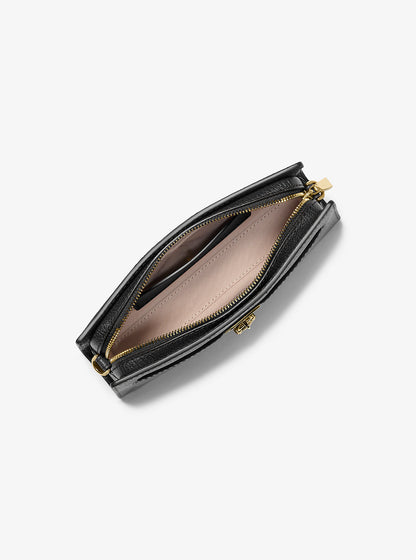 Hamilton Moderne Extra-Small Leather Convertible Crossbody Bag Black Black