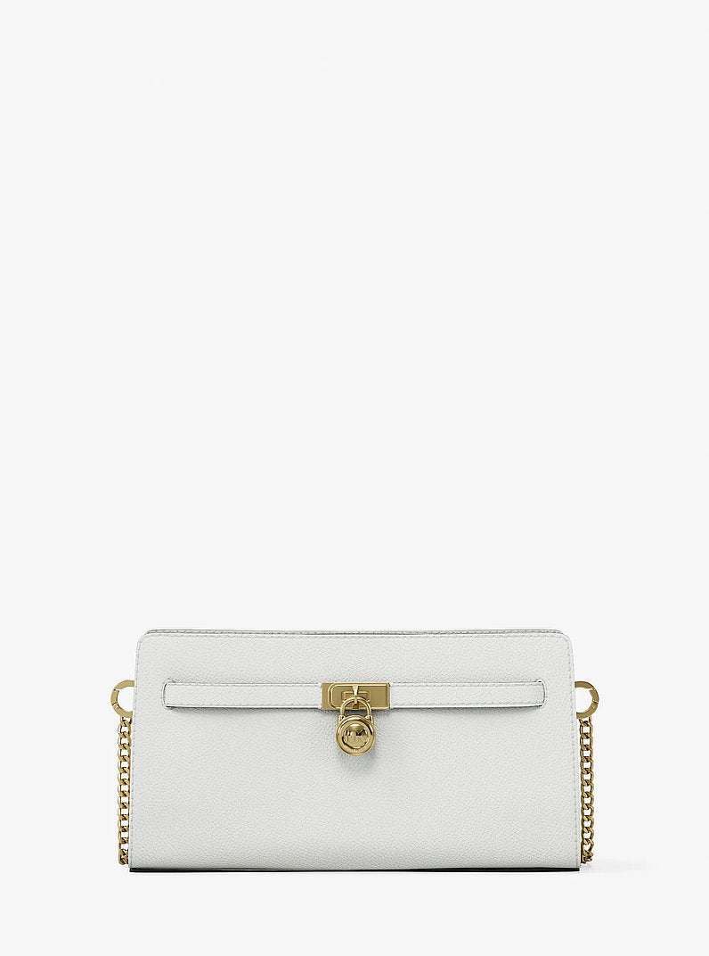 Michael Kors Hamilton Extra-Small Leather Convertible Crossbody Bag EGGSHELL