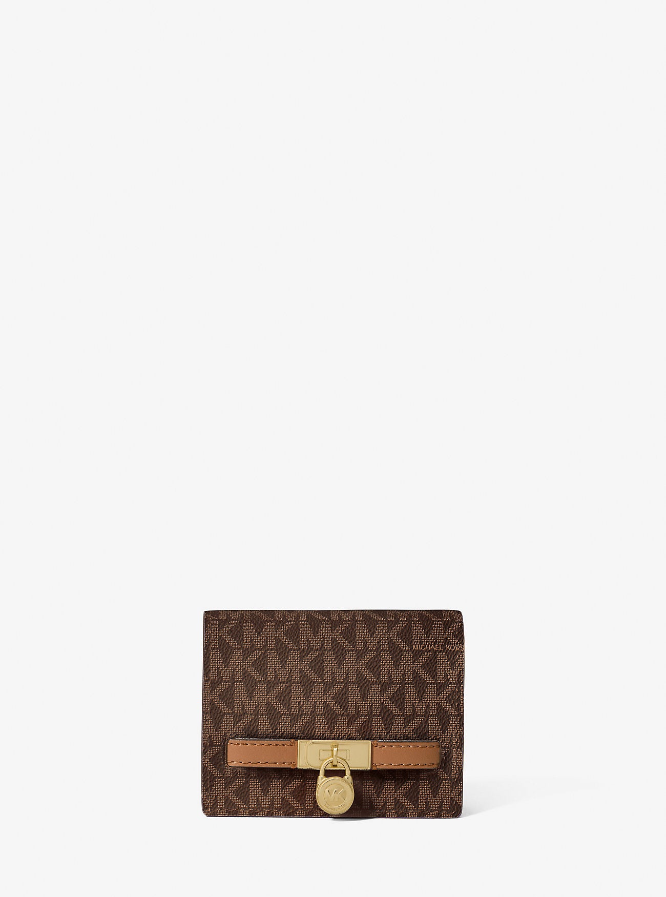 Hamilton Moderne Small Signature Logo Wallet Brn-Acorn Brn-Acorn