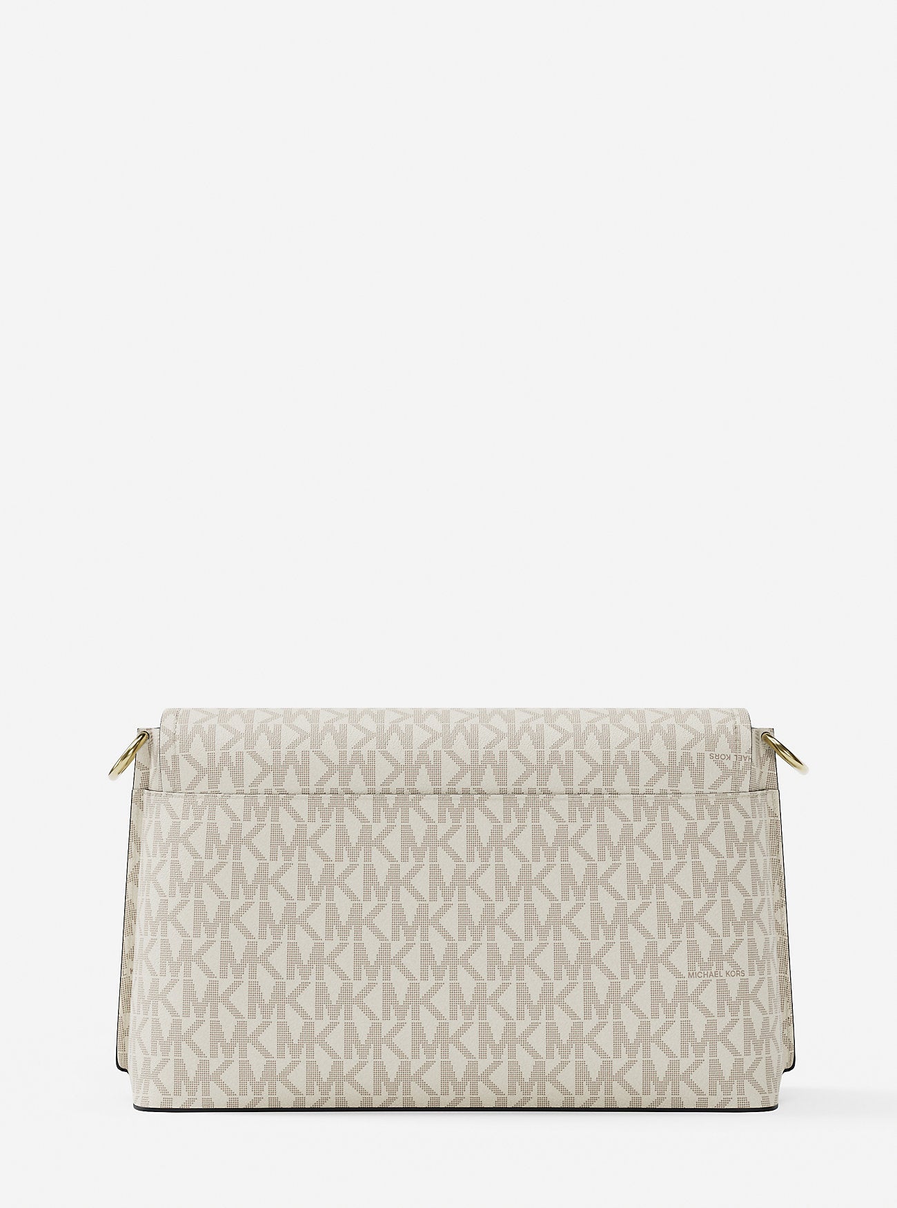 Evelyn Medium Signature Logo Crossbody Bag Vanilla-Acorn Vanilla-Acorn