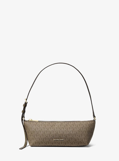 Michael Kors Laila Small Signature Logo Satchel LODEN