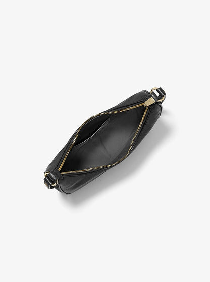 Michael Kors Nolita Small Pebbled Leather Convertible Pochette BLACK