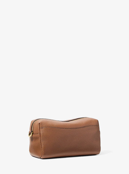 Michael Kors Bryant Small Pebbled Leather Crossbody Bag LUGGAGE