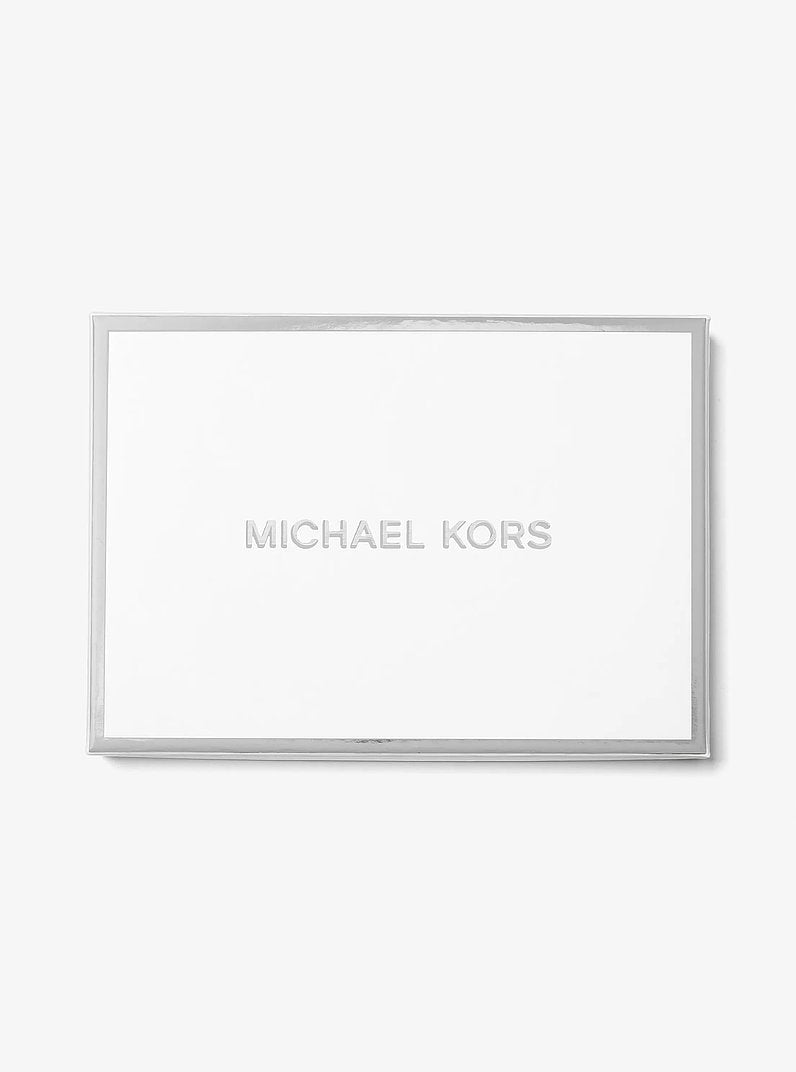 Michael Kors Small Logo and Leather Wallet VANILLA/ACORN