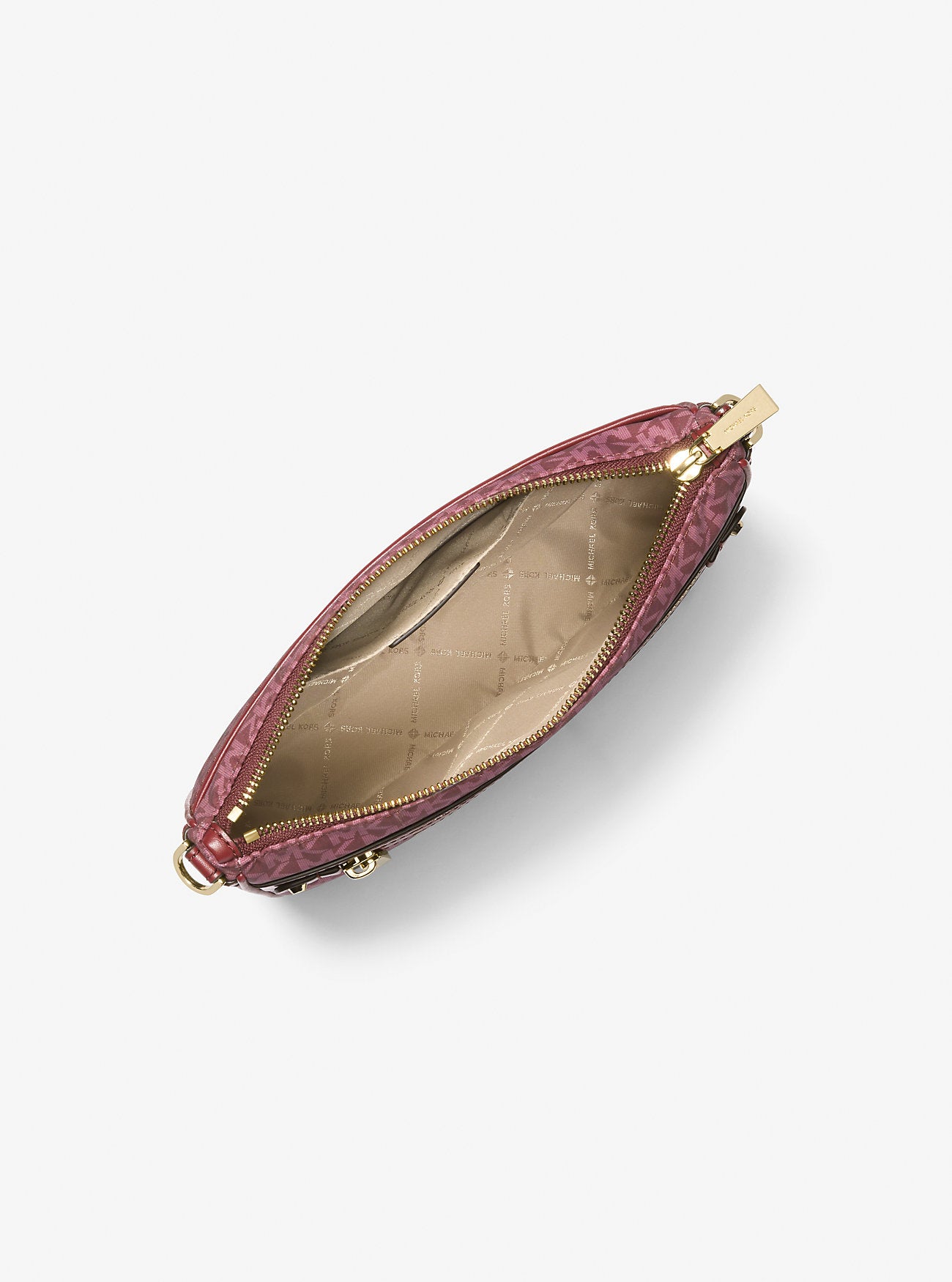 Jet Set Large Signature Logo Printed Crossbody Bag Mulberry Mulberry