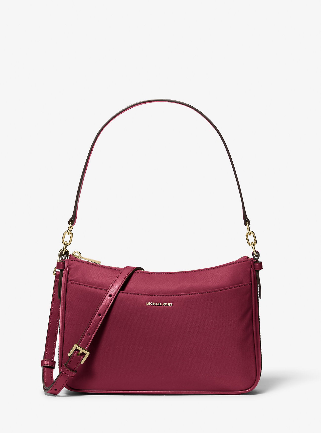 Jet Set Medium Nylon Convertible Pochette Mulberry Mulberry