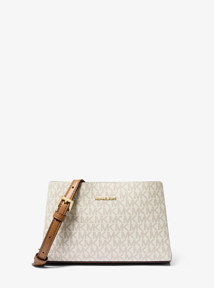 Ruthie Small Signature Logo Crossbody Bag Vanilla-Acorn Vanilla-Acorn