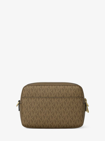Michael Kors Bryant Medium Signature Logo Camera Crossbody Bag LODEN
