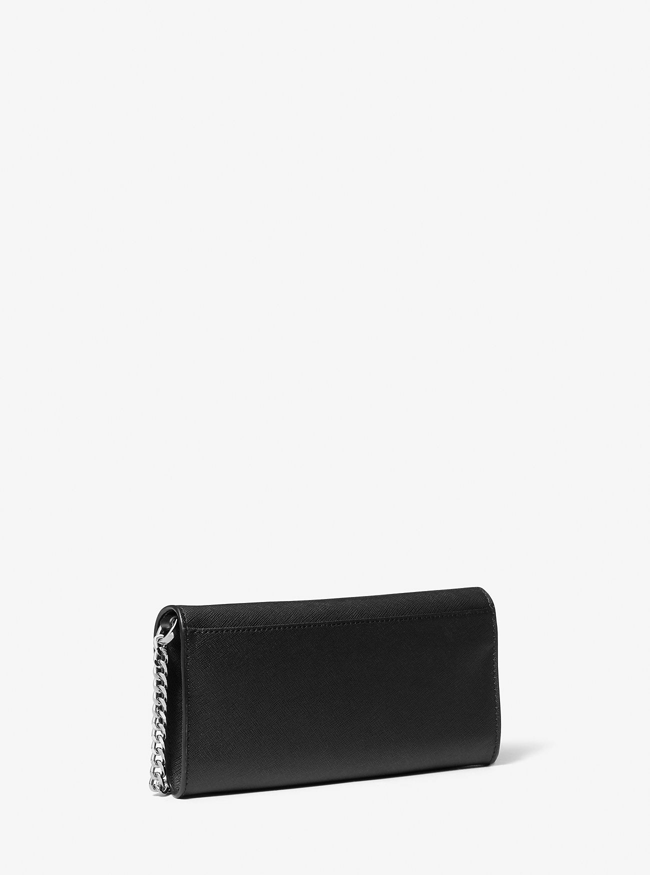 Jet Set Medium Saffiano Leather 2-in-1 Convertible Crossbody Bag Black Black