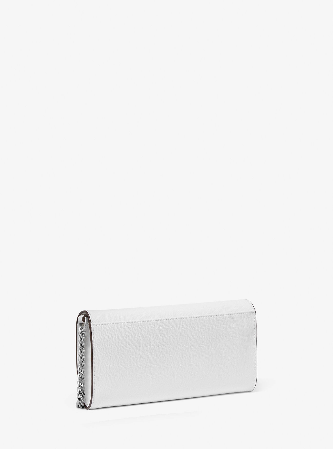 Jet Set Medium Saffiano Leather 2-in-1 Convertible Crossbody Bag Optic White Optic White
