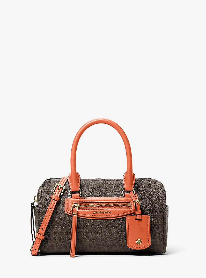 Jet Set Travel Extra-Small Signature Logo Duffel Crossbody Bag Mimosa Mimosa