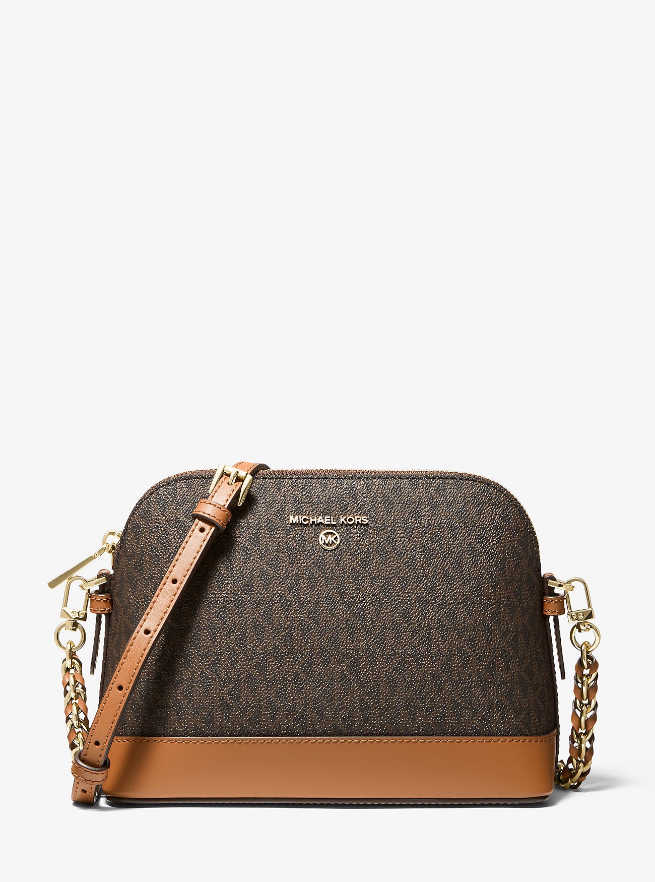 Large Logo Dome Crossbody Bag Brn-Acorn Brn-Acorn