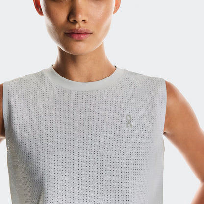 On Pace Tank Glacier | White (Women'S)