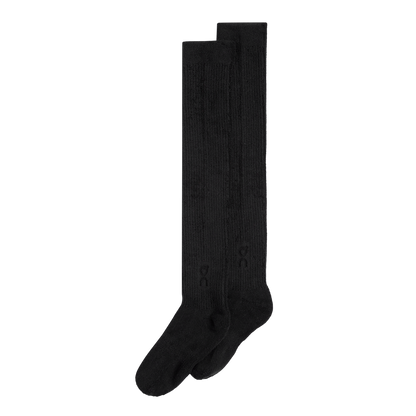 On Terry Sock Knee High Black