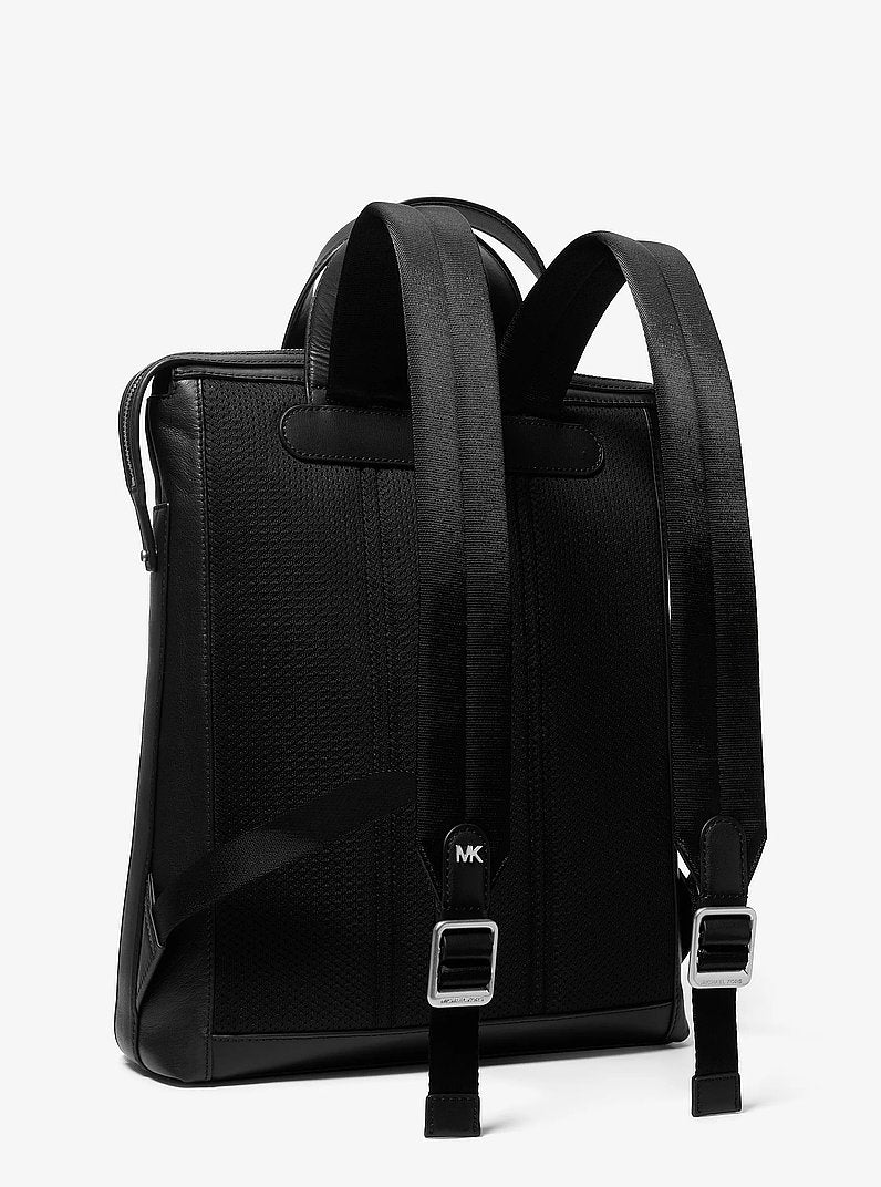 Michael Kors Nicholas Leather Convertible Backpack BLACK