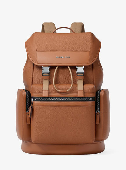 Michael Kors Jet Set Pebbled Leather Backpack LUGGAGE