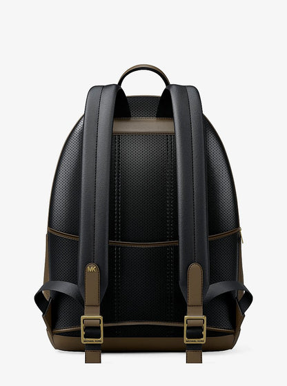 Michael Kors Jet Set Pebbled Leather Backpack LODEN