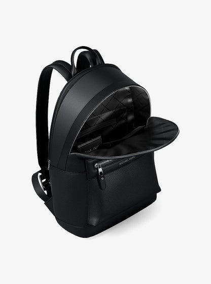 Michael Kors Jet Set Pebbled Leather Backpack BLACK