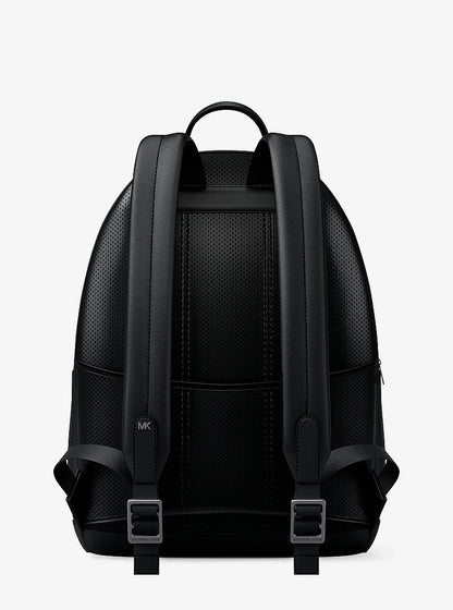 Michael Kors Jet Set Pebbled Leather Backpack BLACK
