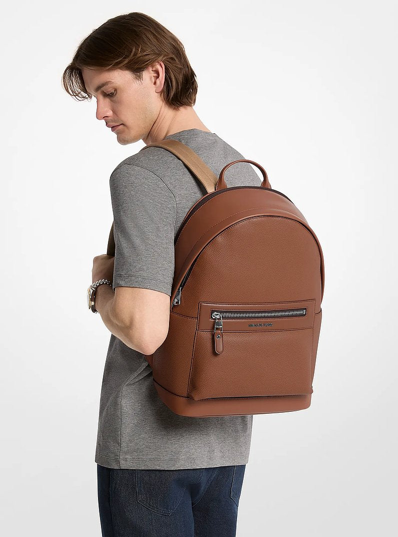 Michael Kors Jet Set Pebbled Leather Backpack LUGGAGE