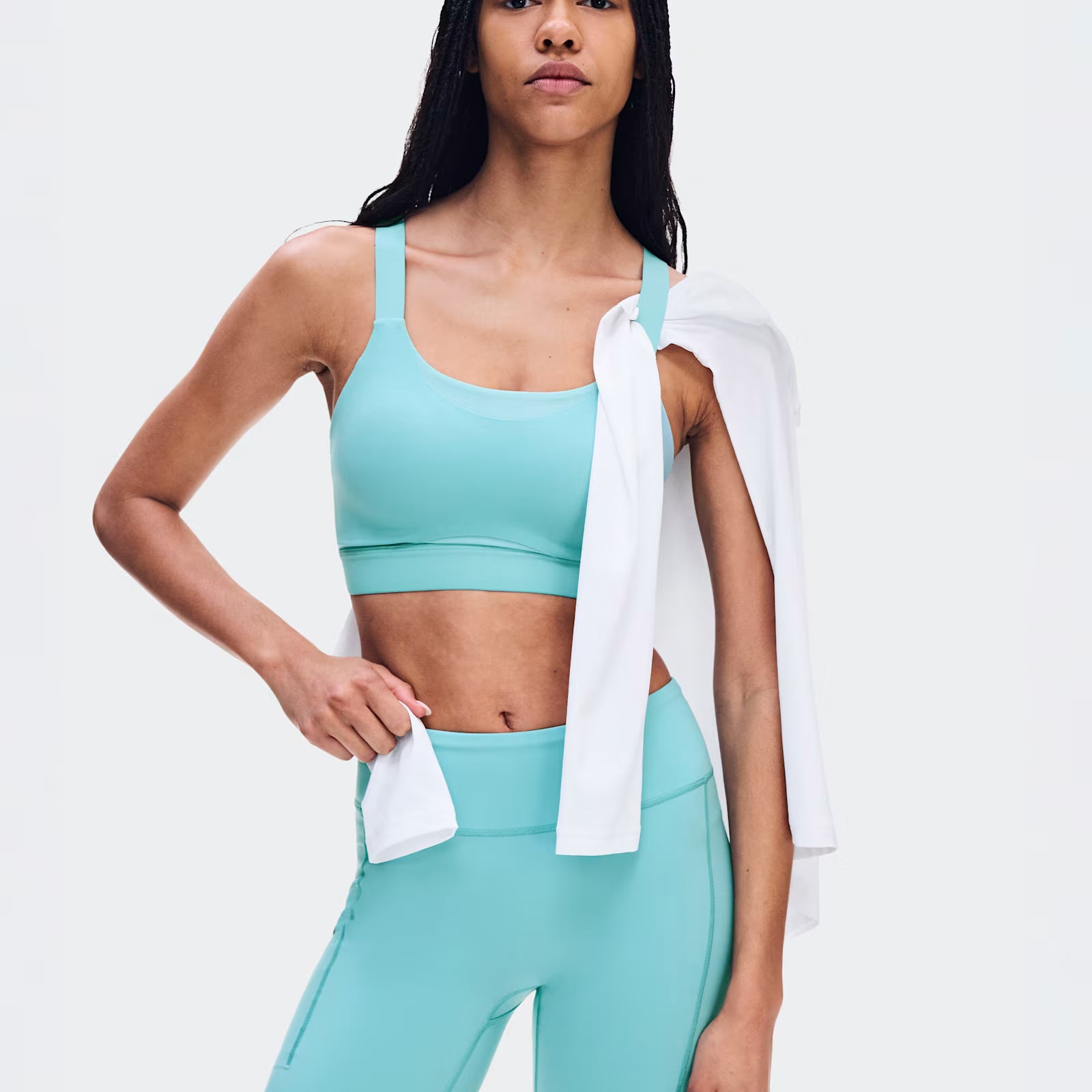 On Performance Tights Short Aquamarine (Women'S)