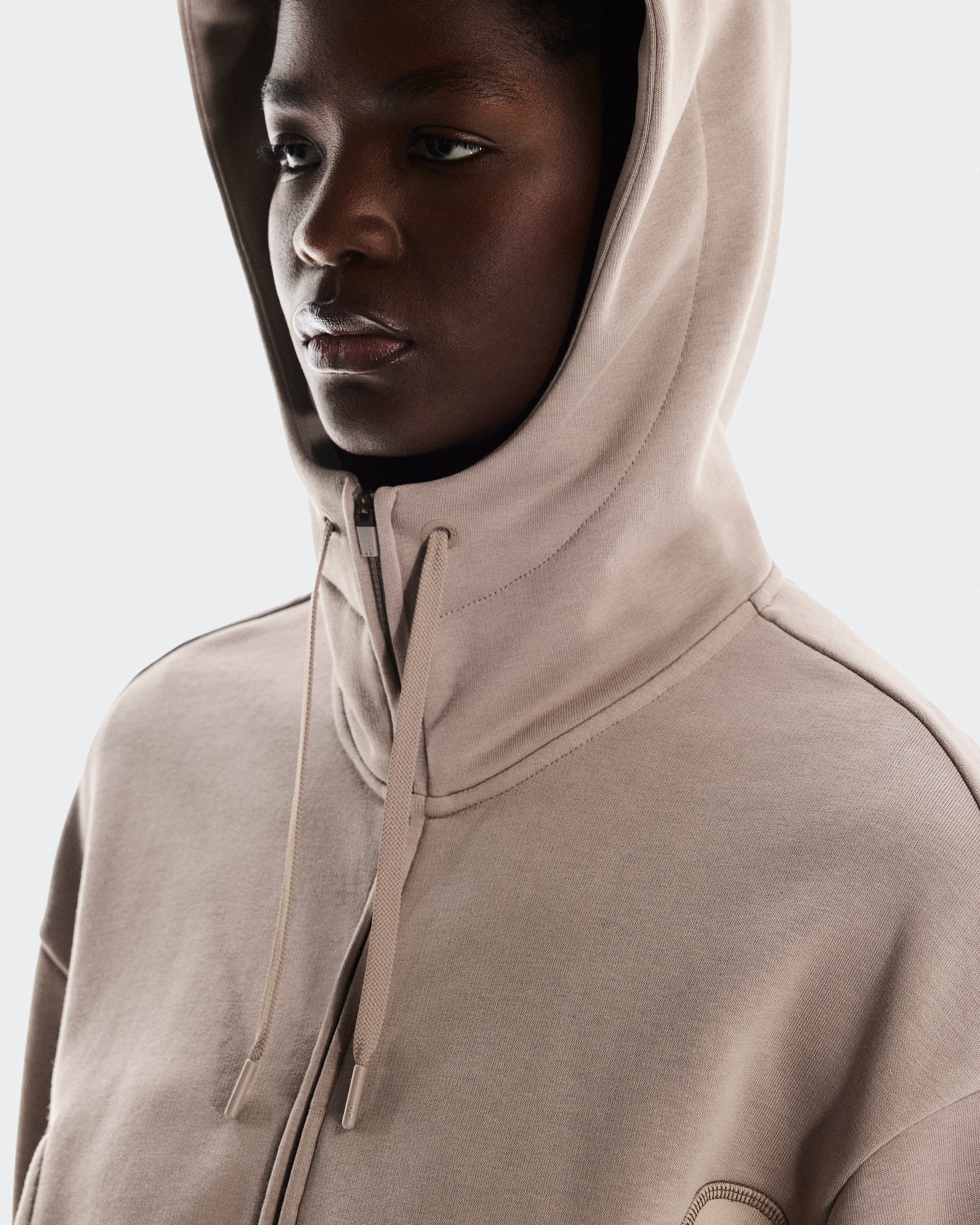 On Club Cropped Hoodie FKA Cinder | Desert (Women's)