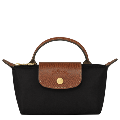 Longchamp Le Pliage Original Pouch with handle Black