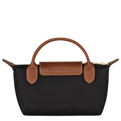 Longchamp Le Pliage Original Pouch with handle Black