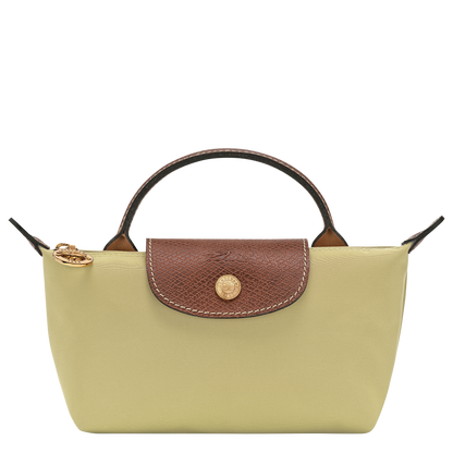 Longchamp Le Pliage Original Pouch with handle Pistachio