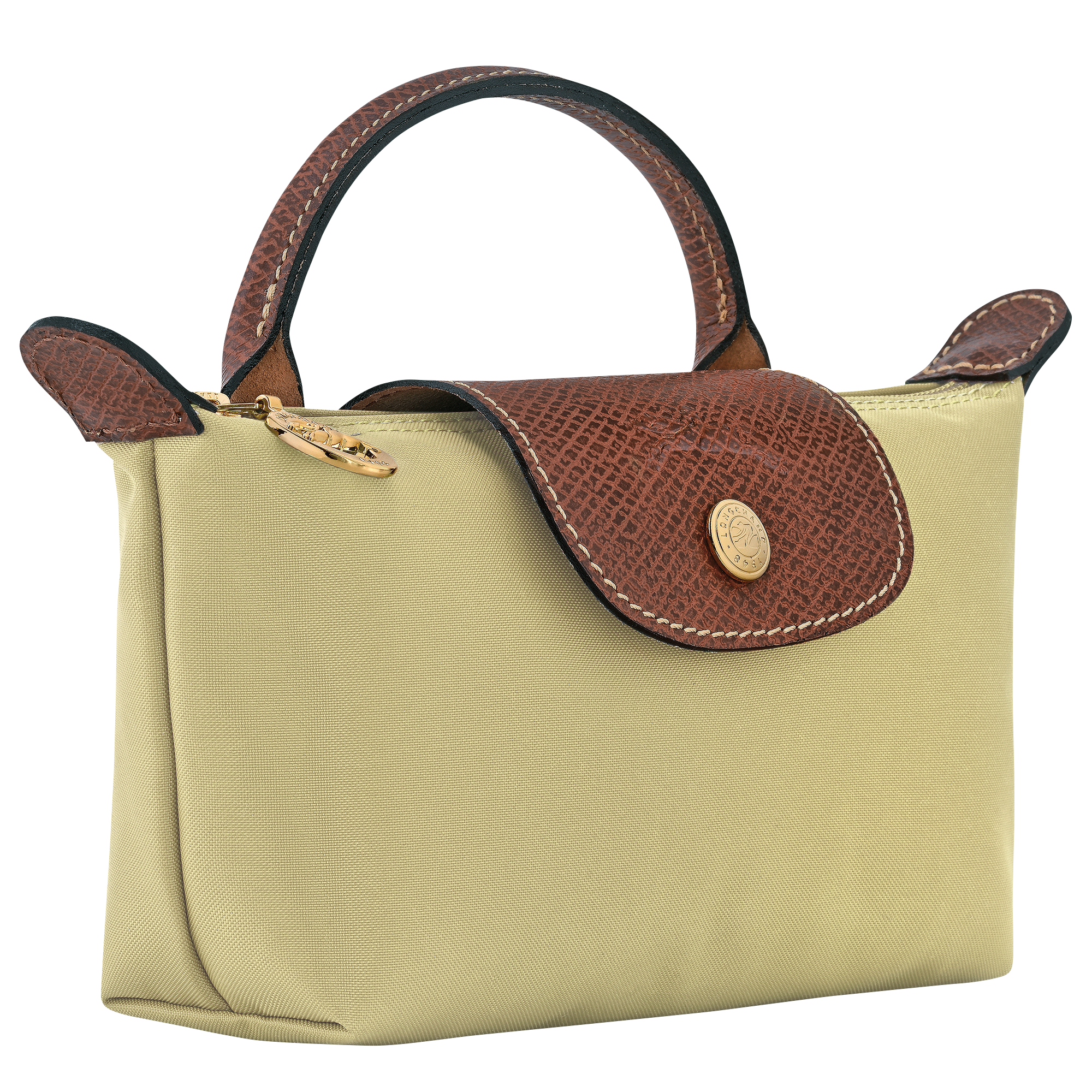 Longchamp Le Pliage Original Pouch with handle Pistachio