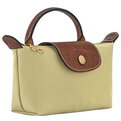 Longchamp Le Pliage Original Pouch with handle Pistachio
