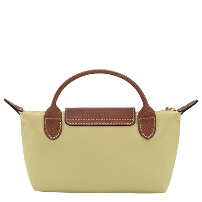 Longchamp Le Pliage Original Pouch with handle Pistachio