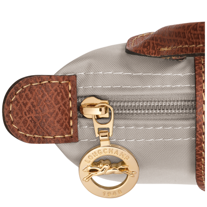 Longchamp Le Pliage Original Pouch with handle Pebble
