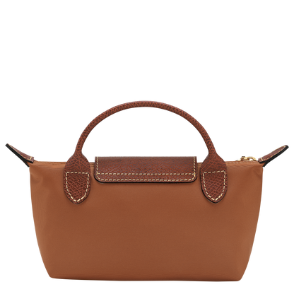 Longchamp Le Pliage Original Pouch with handle Cognac