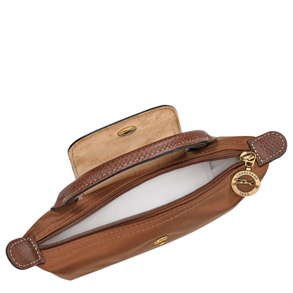 Longchamp Le Pliage Original Pouch with handle Cognac