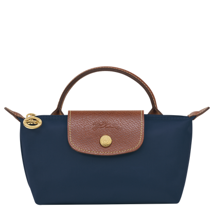 Longchamp Le Pliage Original Pouch with handle Navy