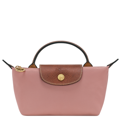 Longchamp Le Pliage Original Pouch with handle Pink Tea