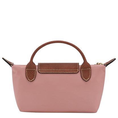 Longchamp Le Pliage Original Pouch with handle Pink Tea