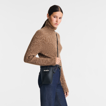 Longchamp Le Roseau Phone case Black