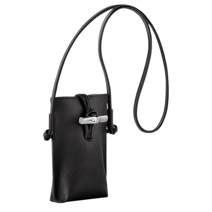 Longchamp Le Roseau Phone case Black