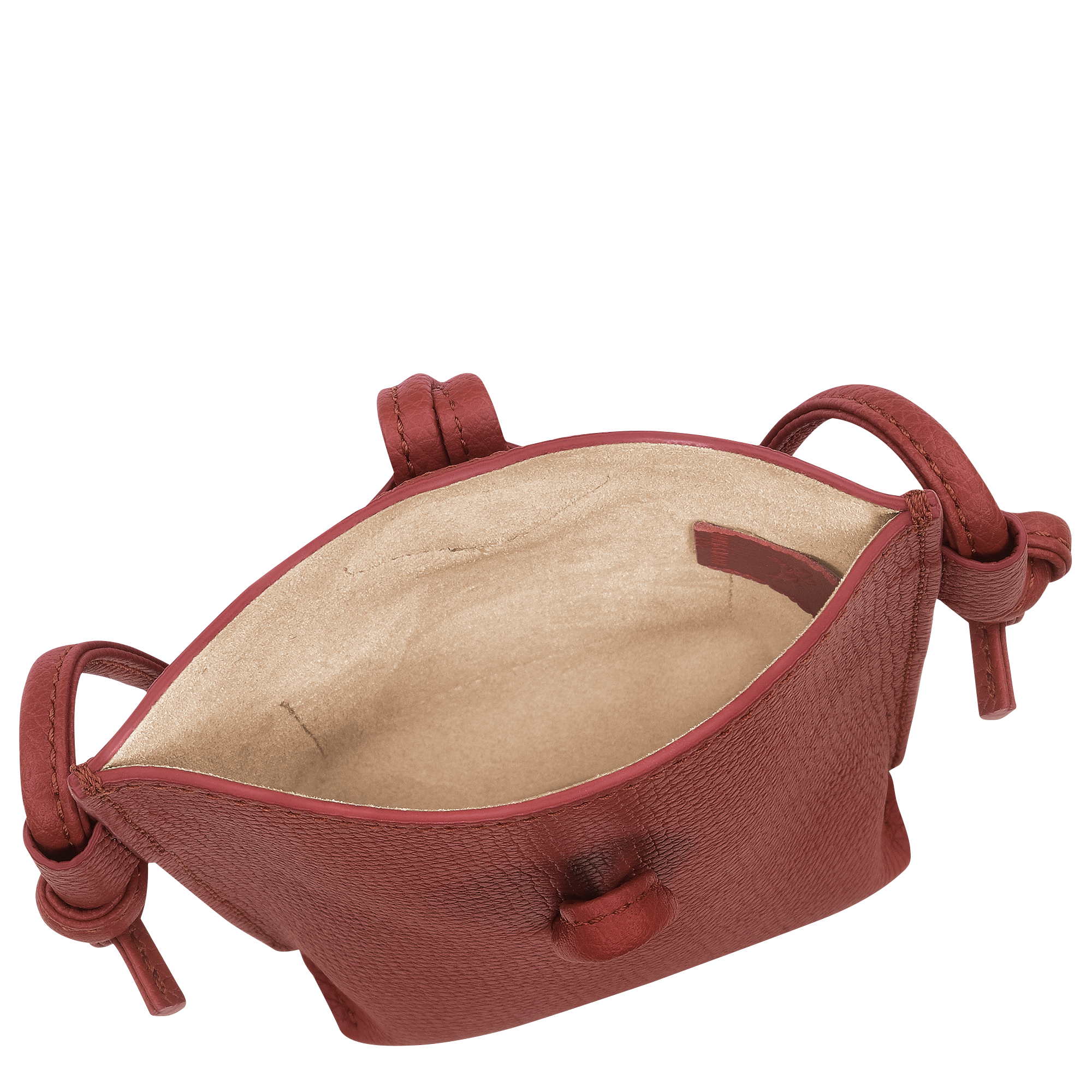 Longchamp Le Roseau Phone case Chestnut
