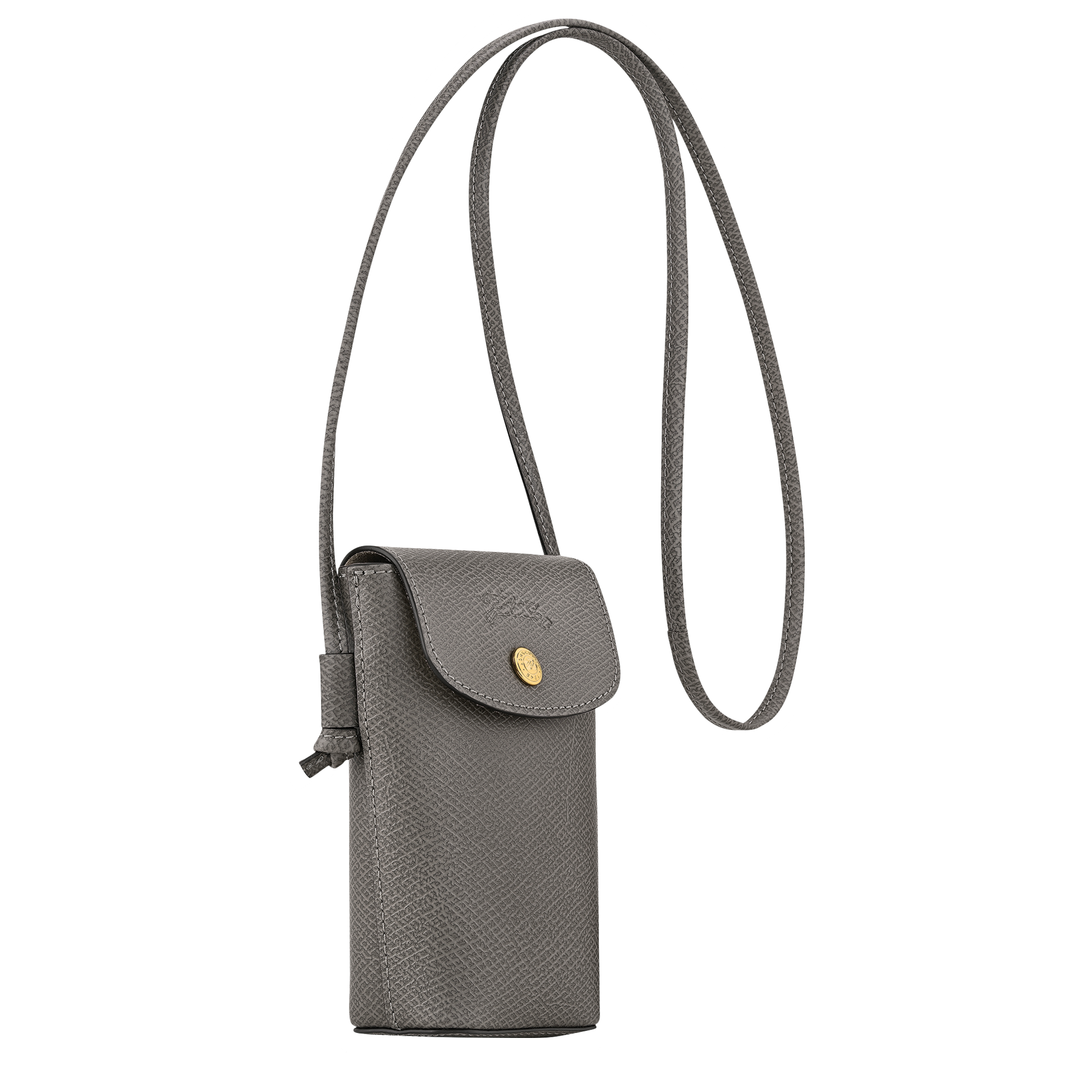 Longchamp Épure Phone case with leather lace Turtledove