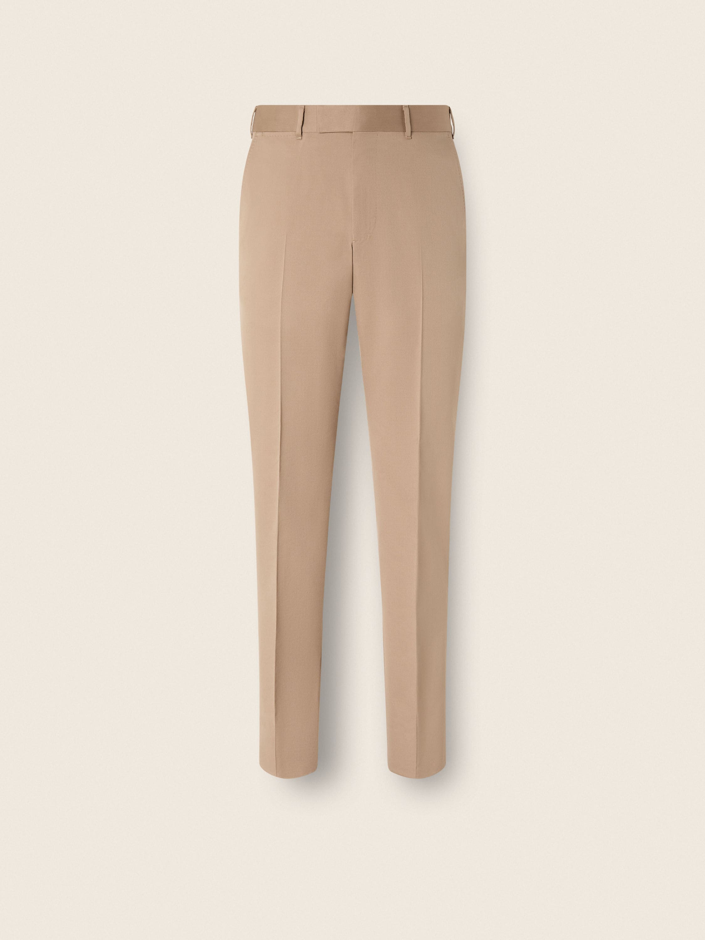 Zegna Beige Centoventimila Cotton And Wool Pants