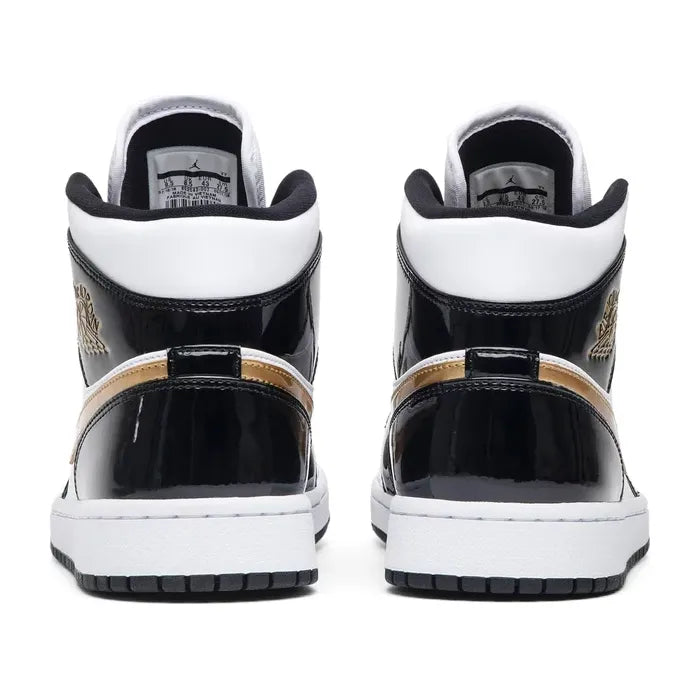 Air Jordan 1 Mid Patent SE 'Black Gold' Sale